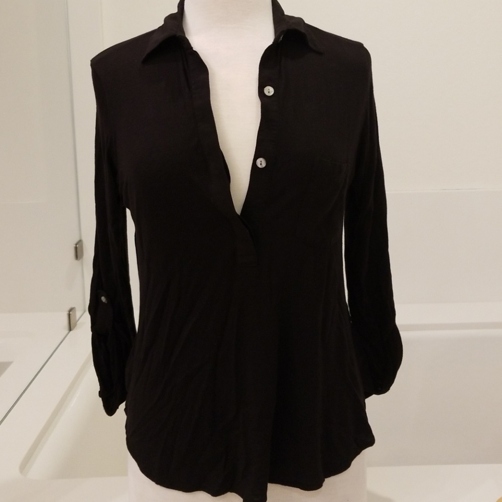 Max Studio black blouse size small